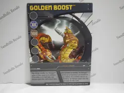 Bakugan Card - Golden Boost - Blue Ability Card - BA617 - 35/48q - 2009 - Image 1