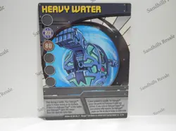 Bakugan Card - Heavy Water - Blue Ability Card - BA384a - 37/48e - 2008 - Image 1