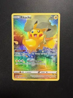 Pikachu GG30/GG70 Pokemon Card Crown Zenith Galarian Gallery English NM B - Image 1