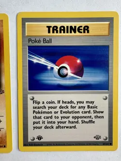 Pokemon 1st First Edition Jungle Card Lot Jigglypuff 54/64 Cubone 50/64 Pokeball - Image 4