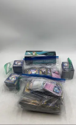 Pokemon Multicolor Assorted TCG Trading Cards Game And Accessories Lot - Image 1