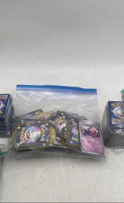 Pokemon Multicolor Assorted TCG Trading Cards Game And Accessories Lot - Image 2
