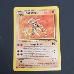 Kabutops Fossil Set Pokemon Card 1999 WOTC 24/62 Non-Holo LP/NM - Image 1