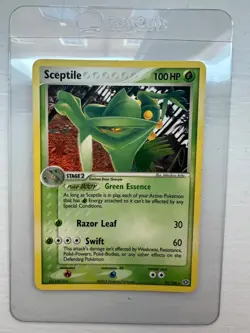 Pokemon Sceptile 10/106 EX Series Emerald Rare Card - Great Condition - Image 1