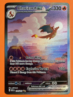 Pokemon Card Game Charizard ex SAR 201/165 sv2a 151 Scarlet & Violet TCG Holo - Image 1