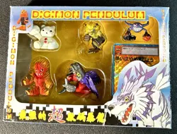 Digimon Pendulum - Figures + Card - Vintage - Japanese - Look! (L5) - Image 1