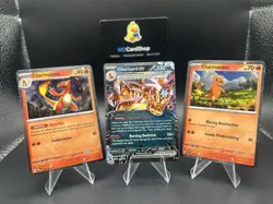 Charizard ex 196 Sv: Scarlet & Violet Promo Cards Holo Set - Image 1