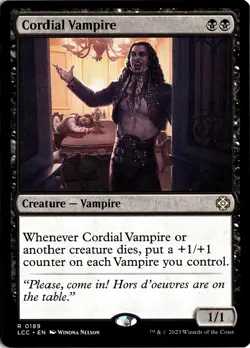 NM - Cordial Vampire R Commander: The Lost Caverns of Ixalan 189 - Image 1