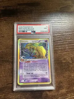 2006 Pokemon EX Dragon Frontiers - 8/101 Ninetales Rev Holo PSA 9 - Image 1
