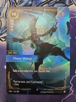 Time Warp Riftbound League Of Legends Origins Foil OGN 122/298 - Image 1