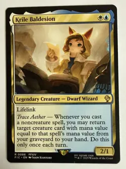 x1 Krile Baldesion R MTG Commander: Final Fantasy M/NM, English - Image 1