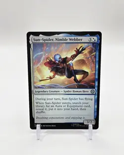 Sun-Spider, Nimble Webber Uncommon Magic The Gathering Marvel's Spider-Man 154 - Image 1
