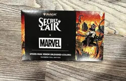 MTG Spider-Man Venom Unleashed Colors Rainbow Foil New Sealed Secret Lair Drop - Image 1