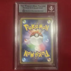 2015 POKEMON JPN XY PROMO PIKACHU MEGA CAMPAIGN PONCHO-WEARING PIKACHU BGS 9 PSA - Image 2