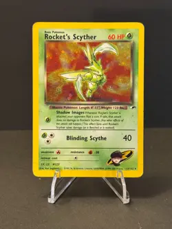Pokemon TCG - Rocket's Scyther Gym Heroes Unlimited Holo - 13/132 HP - Image 1