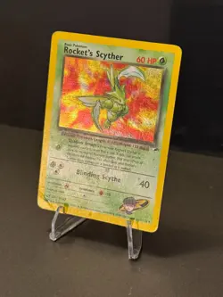 Pokemon TCG - Rocket's Scyther Gym Heroes Unlimited Holo - 13/132 HP - Image 2