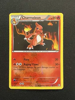 Charmeleon Reverse Holo 19/149 BW Boundaries Crossed Pokemon TCG HP - Image 1