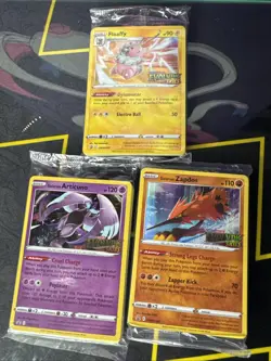 Pokemon Evolving Skies Prerelease Pack SWSH122 SWSH123 SWSH124 Build Battle Lot - Image 1