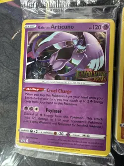 Pokemon Evolving Skies Prerelease Pack SWSH122 SWSH123 SWSH124 Build Battle Lot - Image 3