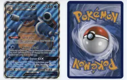 Blastoise GX Oversize Pokemon Sun & Moon Black Star Promo #SM189 11mn - Image 3