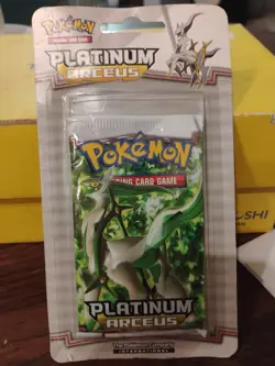 2009 Pokemon Platinum Arceus (Green Variant) Sealed Blister Pack - Image 1