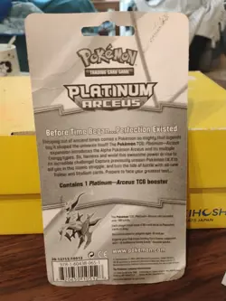 2009 Pokemon Platinum Arceus (Green Variant) Sealed Blister Pack - Image 2