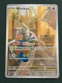 Mimikyu - #075 (Pokemon Center Exclusive) - Scarlet And Violet Promo - NM/MINT - Image 2