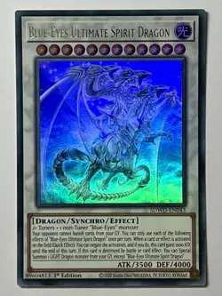Blue-Eyes Ultimate Spirit Dragon SDWD-EN043 1st Edition Ultra Rare Yu-Gi-Oh! - Image 1