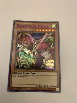 x1 HARPIE LADY SISTERS (PURPLE) LDS2-EN065 YUGIOH - 1ST EDITION - NEW TCG PP - Image 1