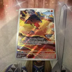 Magby 186/182 Pokemon TCG Scarlet & Violet: Paradox Rift Illustration Rare Card - Image 1