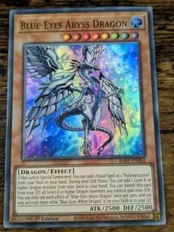 YU-GI-OH MISC BLUE EYES 5 CARD LOT KAIBAM ANBYSS CHAOS MAX MAIDEN JET NM-LP - Image 1