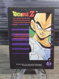 1999 Dragon Ball Z Artbox JPP/Amada Card Piccolo Gold Foil MP #G-7 - Image 2