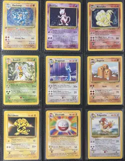 Pokemon 1999 Base Set 85% Complete 86/102 Cards - Image 1