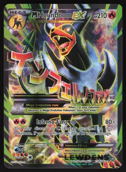 M Houndoom EX - 154/162 - Full Art Ultra Rare - XY Breakthrough - Pokemon Card - Image 1