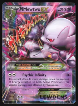M Mewtwo EX - 64/162 - Ultra Rare - XY Breakthrough - Pokemon Card - Image 1