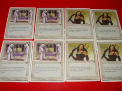 MTG keepers of the faith archers chronicles playsets 8x white magic card lot MP - Image 1