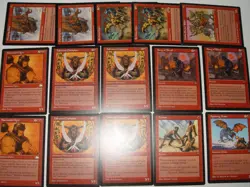 MTG 15x misc red visions exodus weatherlight mirage minotaur magic card lot - Image 4