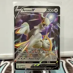 Pokemon - Arceus UPC Metal Card Promo Arceus V 122/172 NM - Image 1