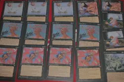 MTG 16x ICE AGE black playsets Fear Mind Ravel soul kiss MP magic card lot - Image 1