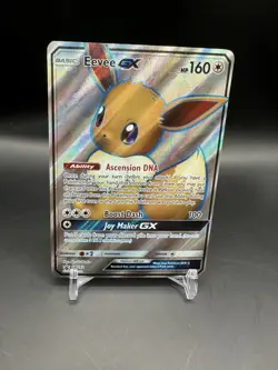 Eevee GX SM242 - NM Full Art Promo Rare Pokemon Card - Image 1