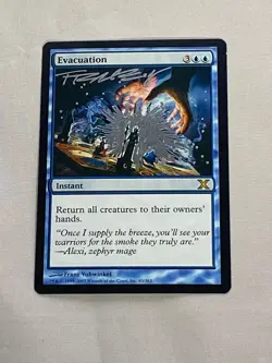 MTG Evacuation Artist Proof and Altered With Signature Signed Vohwinkel - Image 1