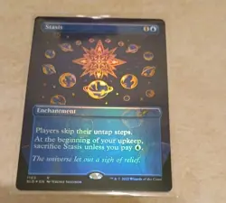 Stasis (Borderless FOIL) Secret Lair Drop NM/M MTG - Image 1