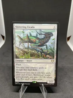 Skittering Cicada Commander Masters Regular MTG 0717 - Image 1