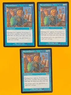 MTG SECOND CHANCE (x3) Urza's Legacy (OldManMTG 010-837) - Image 1