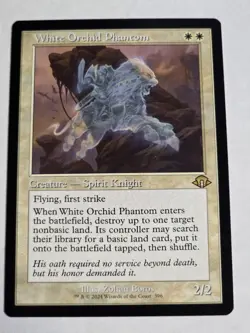 MTG - White Orchid Phantom Retro Frame- Modern Horizons 3 - Image 1