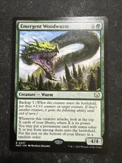 Emergent Woodwurm Commander: March of the Machine Regular - Image 1