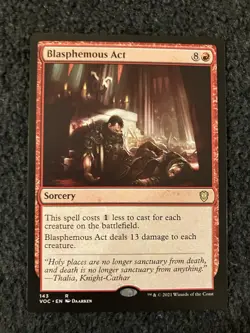 Magic The Gathering MTG - Blasphemous Act - Innistrad: Crimson Vow - Image 1