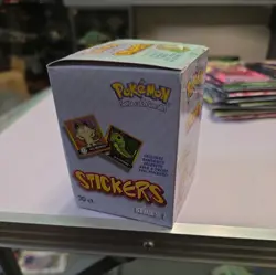 Mint Sealed Booster Box - Vintage 1999 Pokemon Artbox Stickers - 30 Packs Inside - Image 2