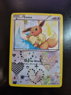 Eevee RC14/RC25 Uncommon Legendary Treasures: Radiant Collection Pokemon Card HP - Image 1