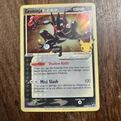 25th Anniversary Pokemon Celebrations - Greninja Gold Star Promo English SWSH144 - Image 1